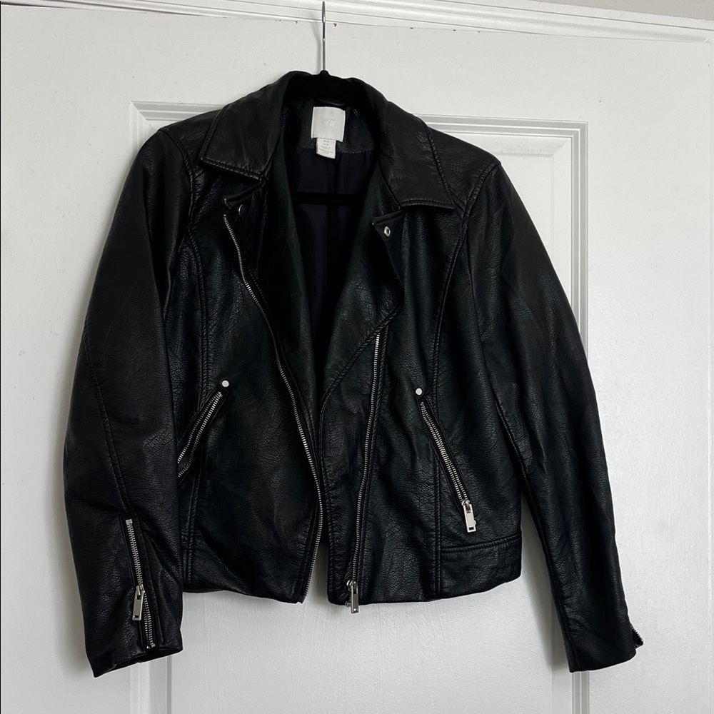 Classic Black Leather Jacket